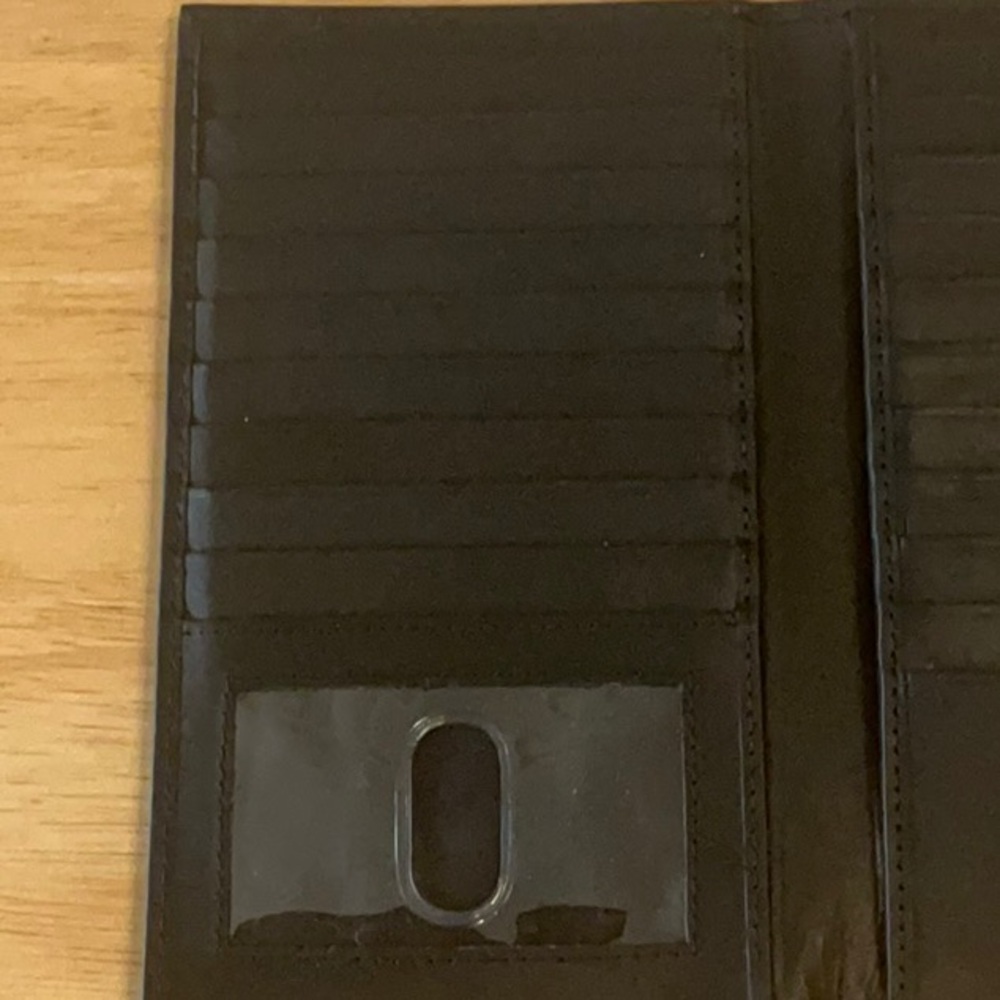 AG Black Leather Wallet RDID - Picture 3 of 9